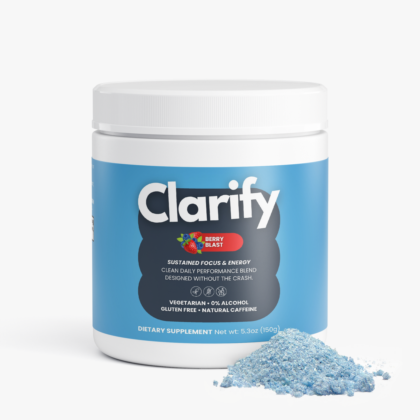 Clarify Focus Powder – Berry Blast