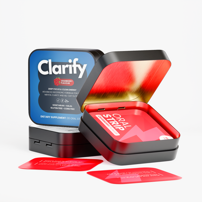 Clarify Energy Strips - Cranberry Flavour